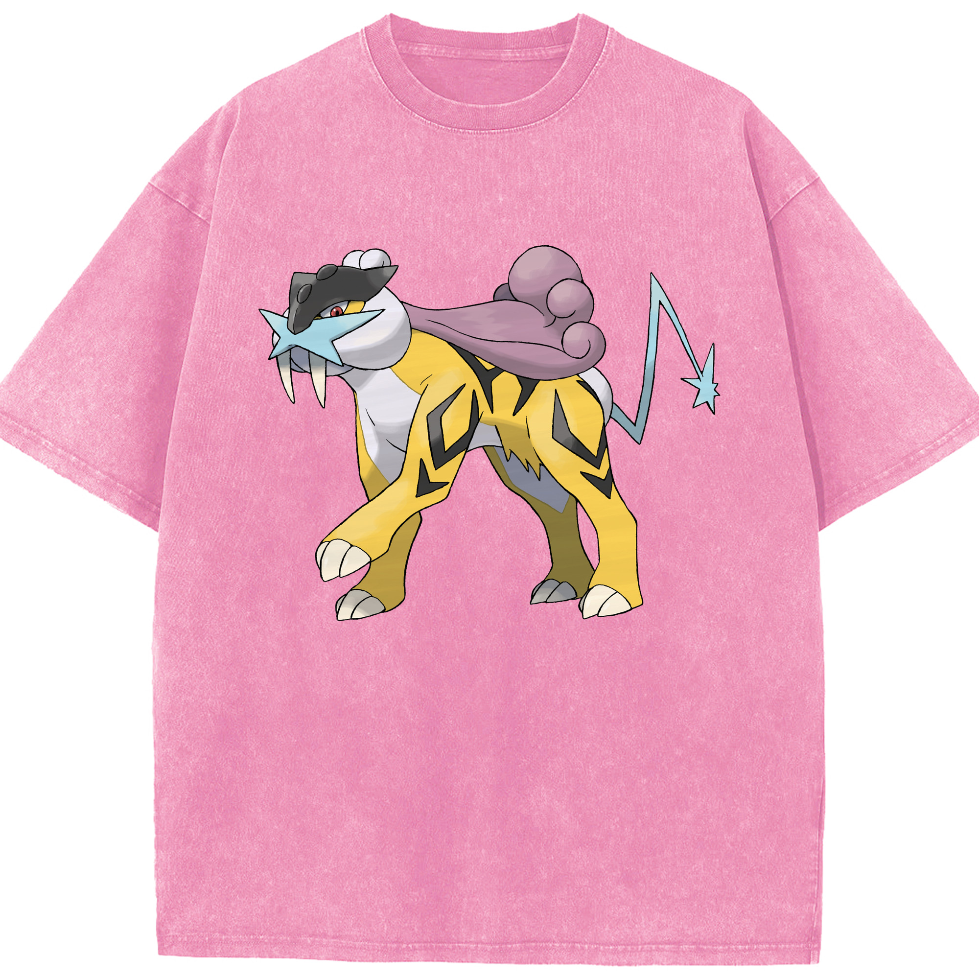 （画像用） ポケットモンスター Pokémon 綿100% ヴィンテージ風 半袖Tシャツ（フロントプリント）